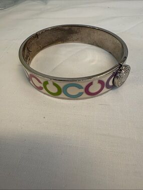 Coach Brand New Multicolor Bangle Bracelet